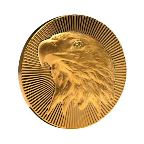 1 oz Eagle Scottsdale Stacker - Gold Round (2)