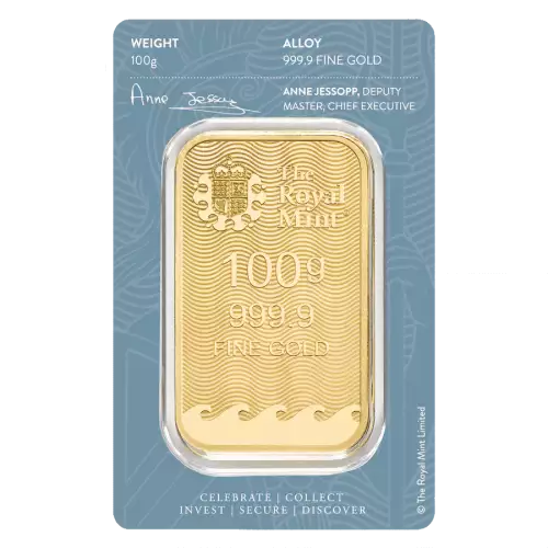 100g Royal Mint Gold Britannia Minted Bar (3)