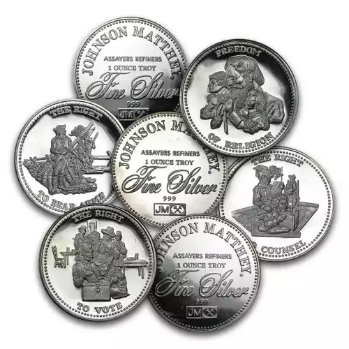 1oz Johnson Matthey Silver Round (2)