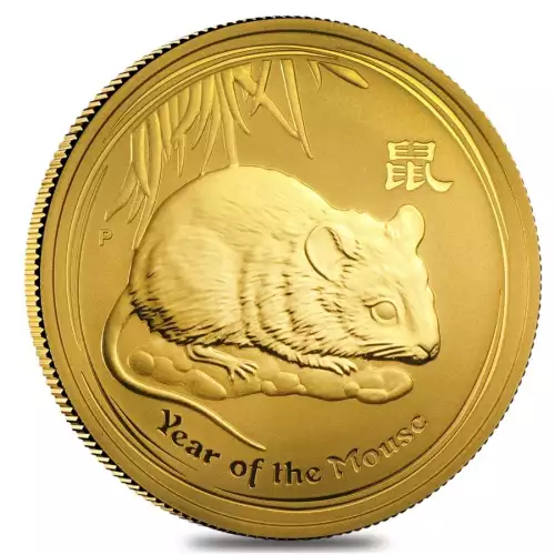 2008 1oz Australian Perth Mint Gold Lunar II: Year of the Mouse (2)