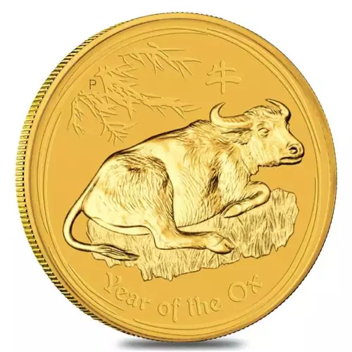 2009 1oz Australian Perth Mint Gold Lunar II: Year of the Ox (2)