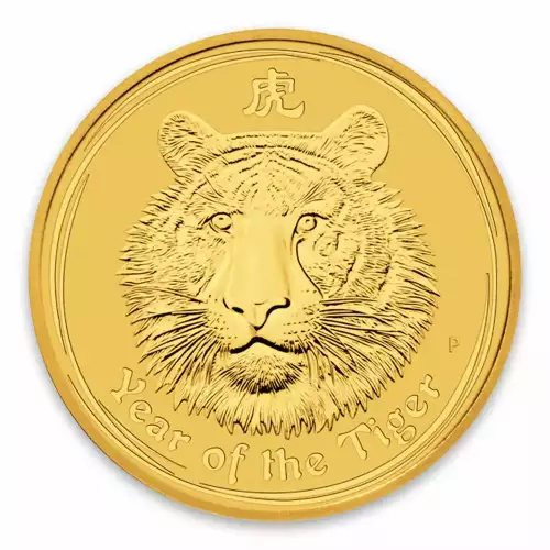 2010 1/2oz Australian Perth Mint Gold Lunar II: Year of the Tiger (3)