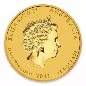 2011 1/4oz Australian Perth Mint Gold Lunar II: Year of the Rabbit (2)