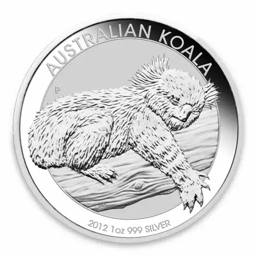 2012 1oz Australian Perth Mint Silver Koala - Bear Privy Mark (2)