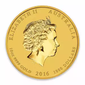 2016 10oz Australian Perth Mint Gold Lunar II: Year of the Monkey (2)