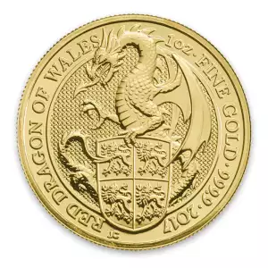 2017 1oz Britain Queen's Beasts: The Dragon (2)