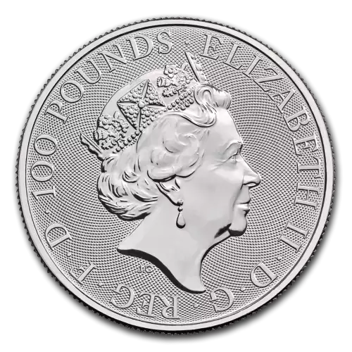 2019 Great Britain 1 oz Platinum Queen's Beasts The Bull (3)