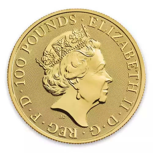 2020 1oz Gold Britain Queen's Beast: The White Horse (3)