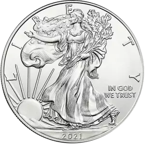 2021 1oz American Silver Eagle - Type 1 Reverse (2)