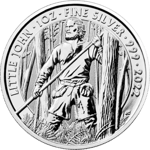 2022 Great Britain Myths & Legends - Little John 1 oz Silver (2)