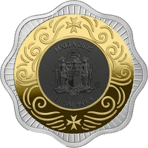 2025 1 oz Malta Maltese Ox BU High Relief Silver Coin (2)