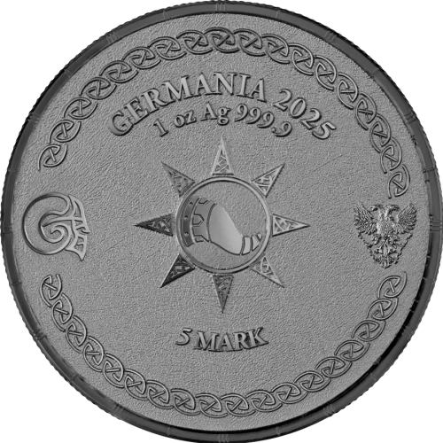 2025 1 oz Ragnarök: Heimdall Black Silver Coin (2)