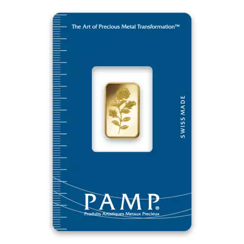 2.5g PAMP Gold Bar - Rosa (3)