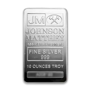 10oz Johnson Matthey Silver Bar (2)