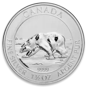 2013 1.5oz Canadian Silver Wildlife Series - Polar Bear (2)